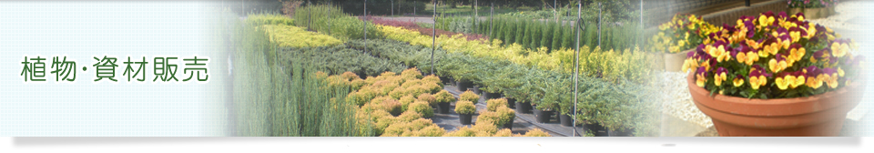 株式会社平川造園緑化の植物・資材販売ページ